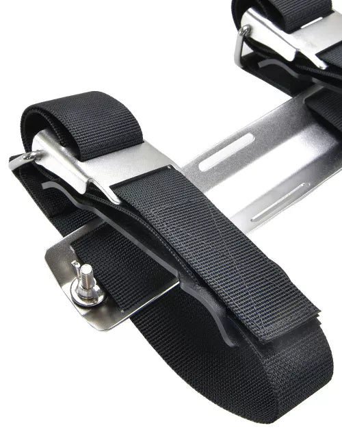 TDS Singletank-Adapter + Flaschengurte Stahl