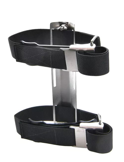 TDS Singletank-Adapter + Flaschengurte Stahl