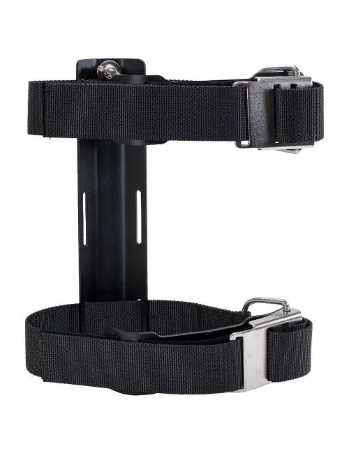 TDS Singletank Adapter Alu Black + Flaschengurte
