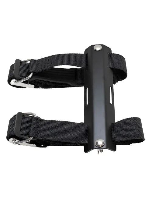 TDS Singletank Adapter Alu Black + Flaschengurte