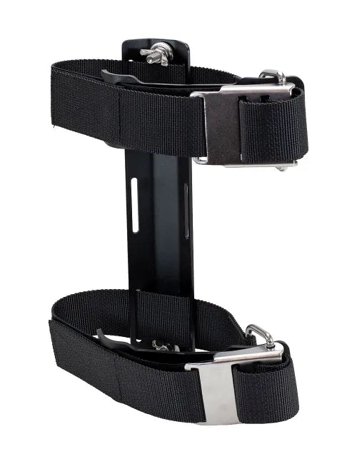 TDS Singletank Adapter Alu Black + Flaschengurte